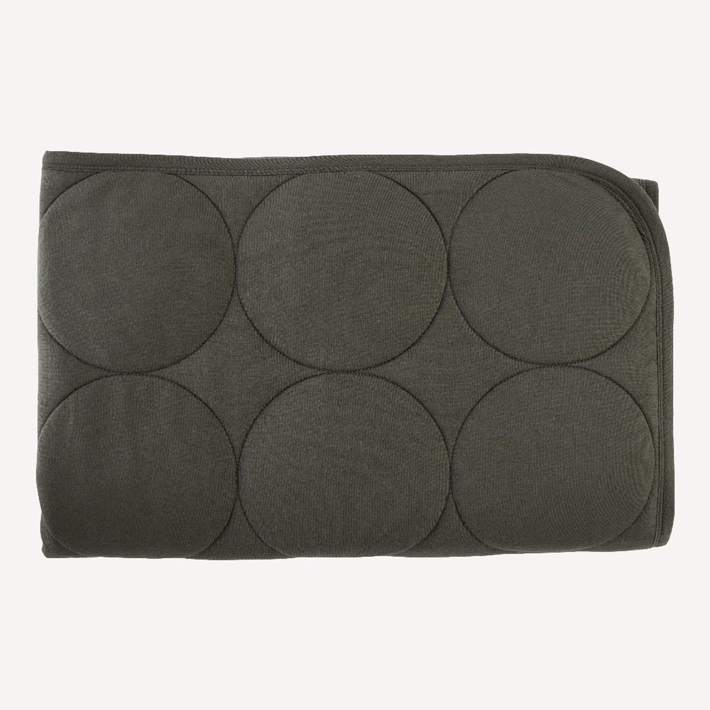 NWT/NIB Kate Quinn Organics Classic Circle Quilt Deep Brown Modal